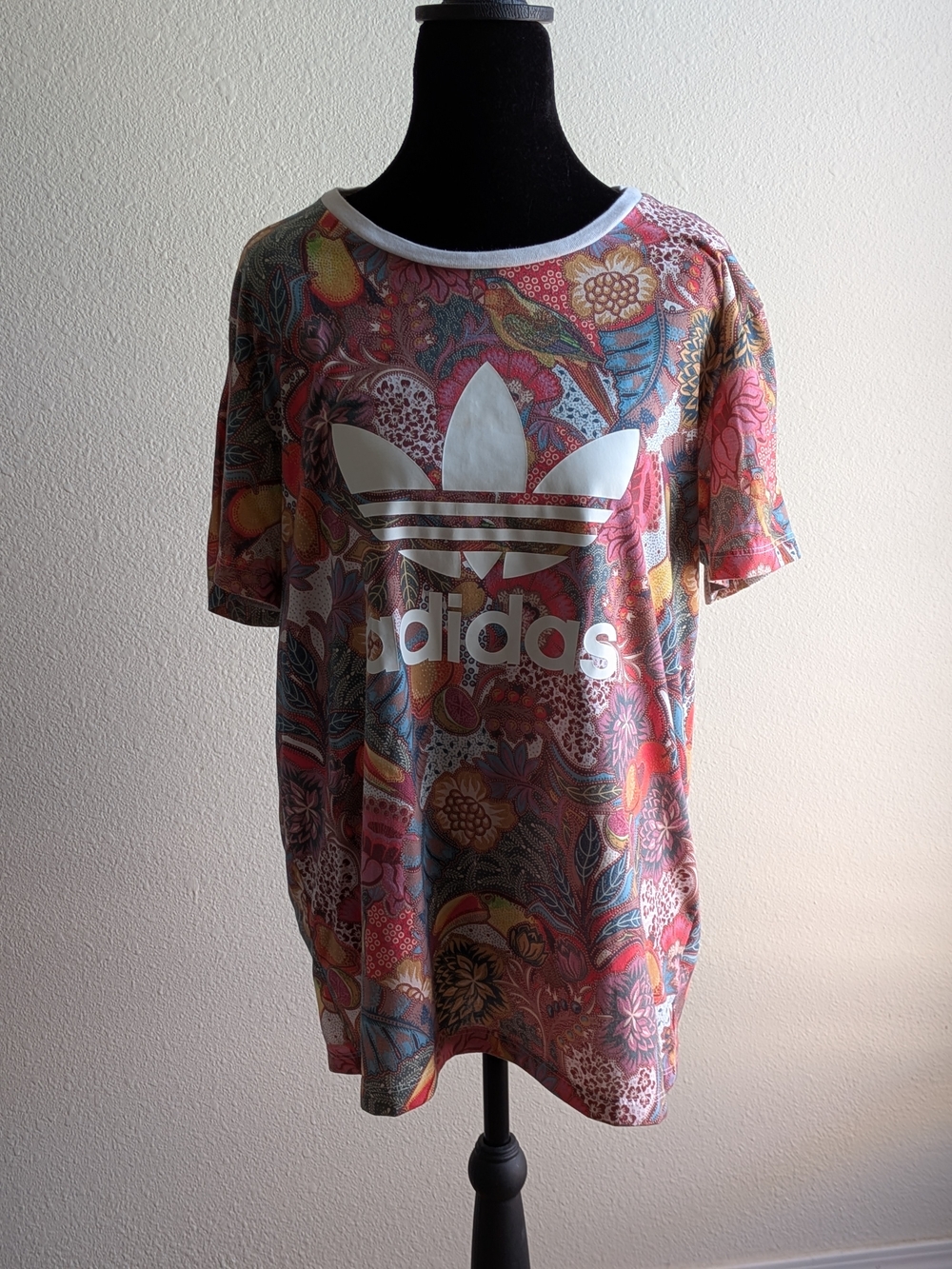 Adidas Adults Unisex Shirt With Colorful Pattern